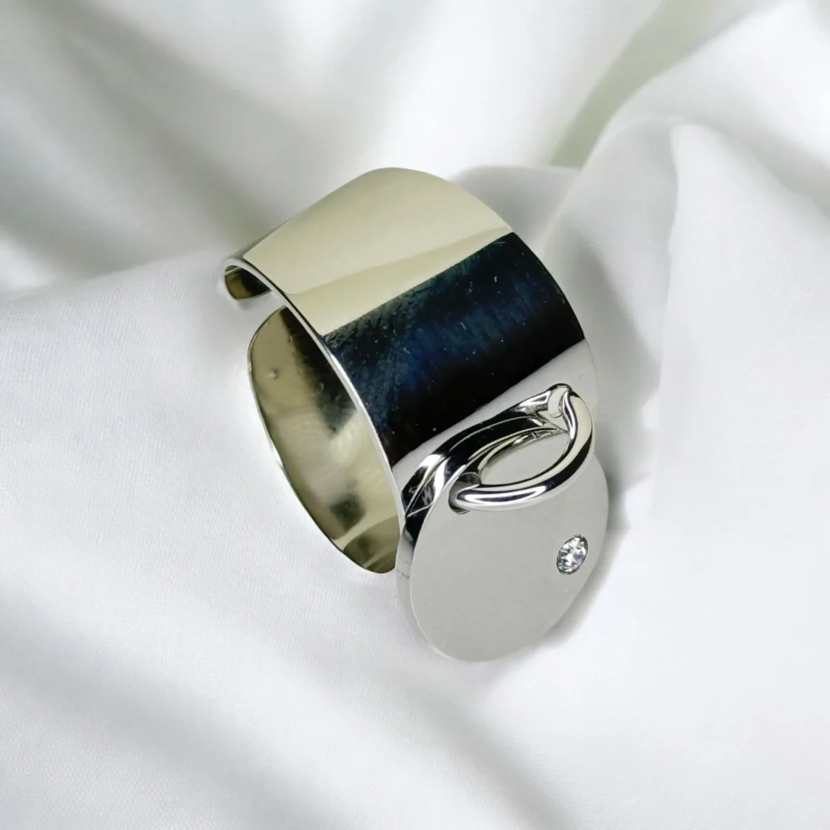 Bague Cercle d'argent – Image 3