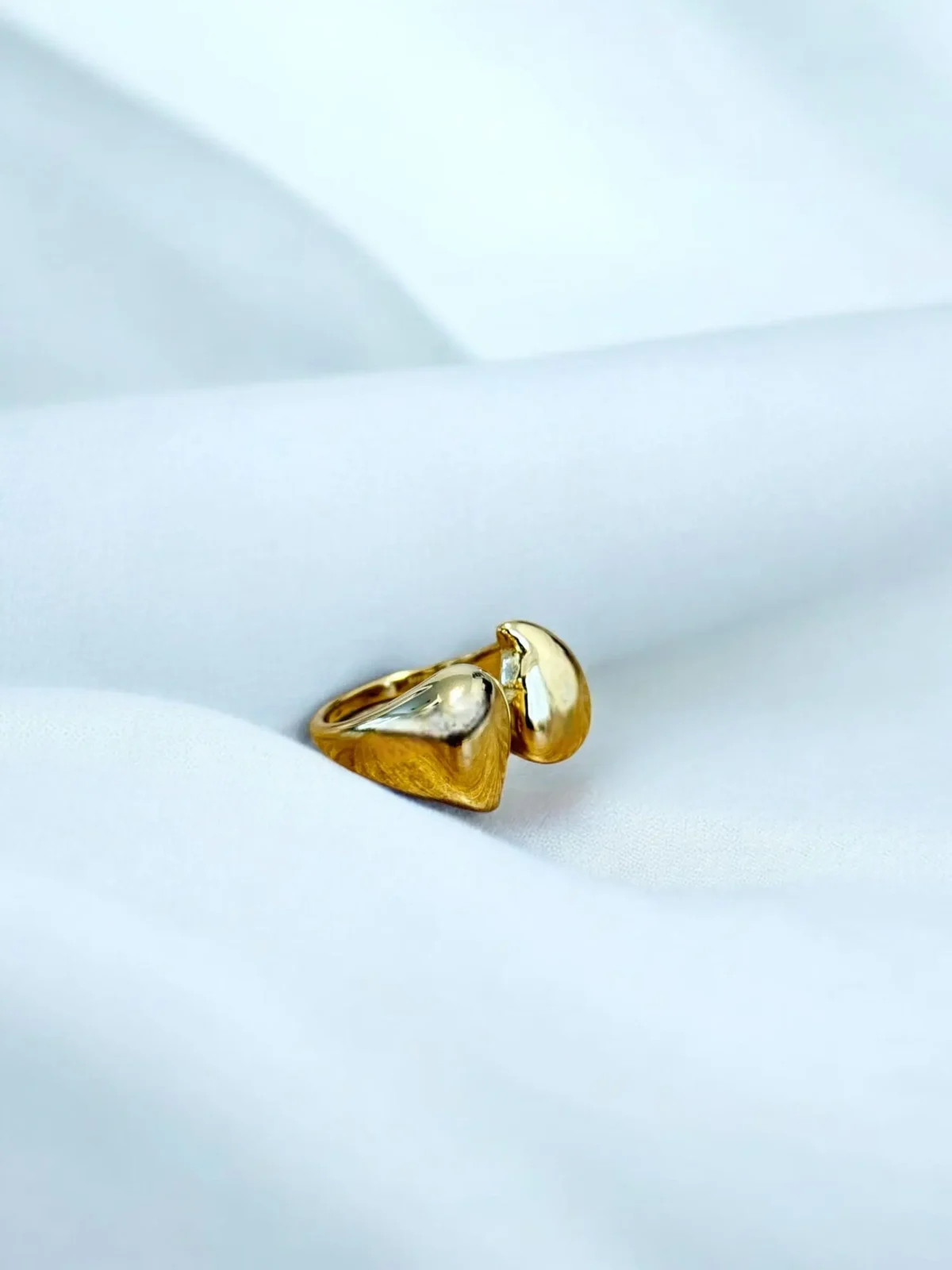 Bague Pétale Dorée – Image 3