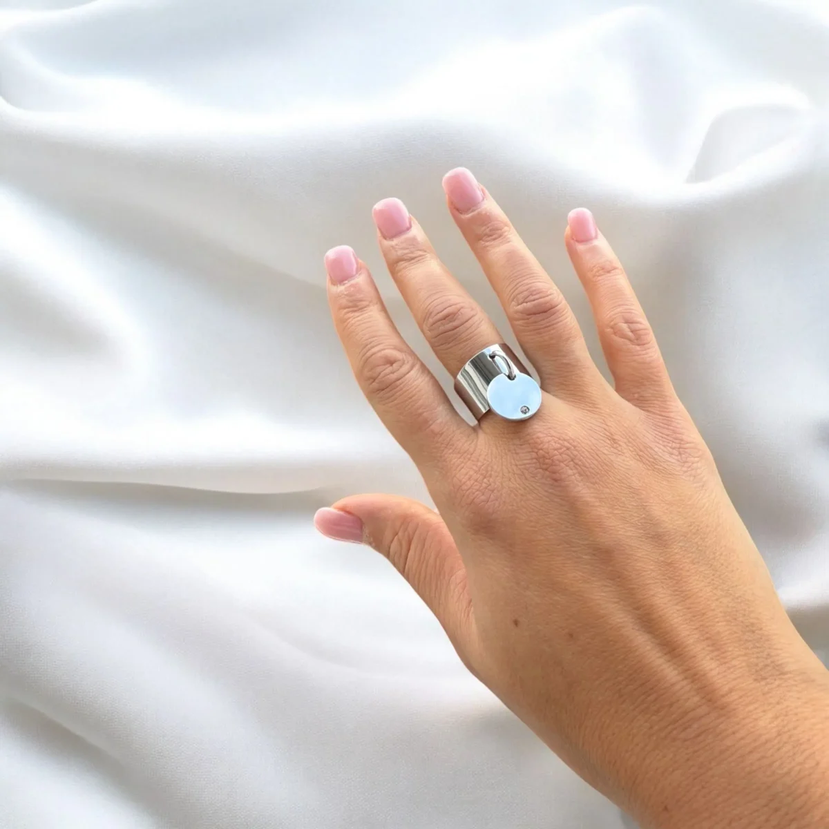 Bague cercle argent
