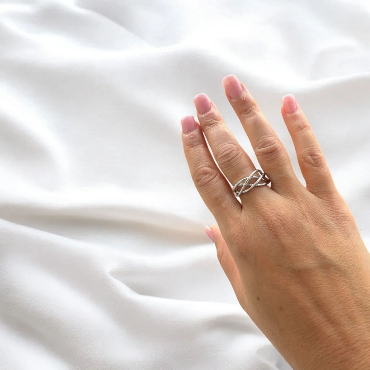 Bague Liens Argentée