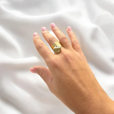 Bague médaillon