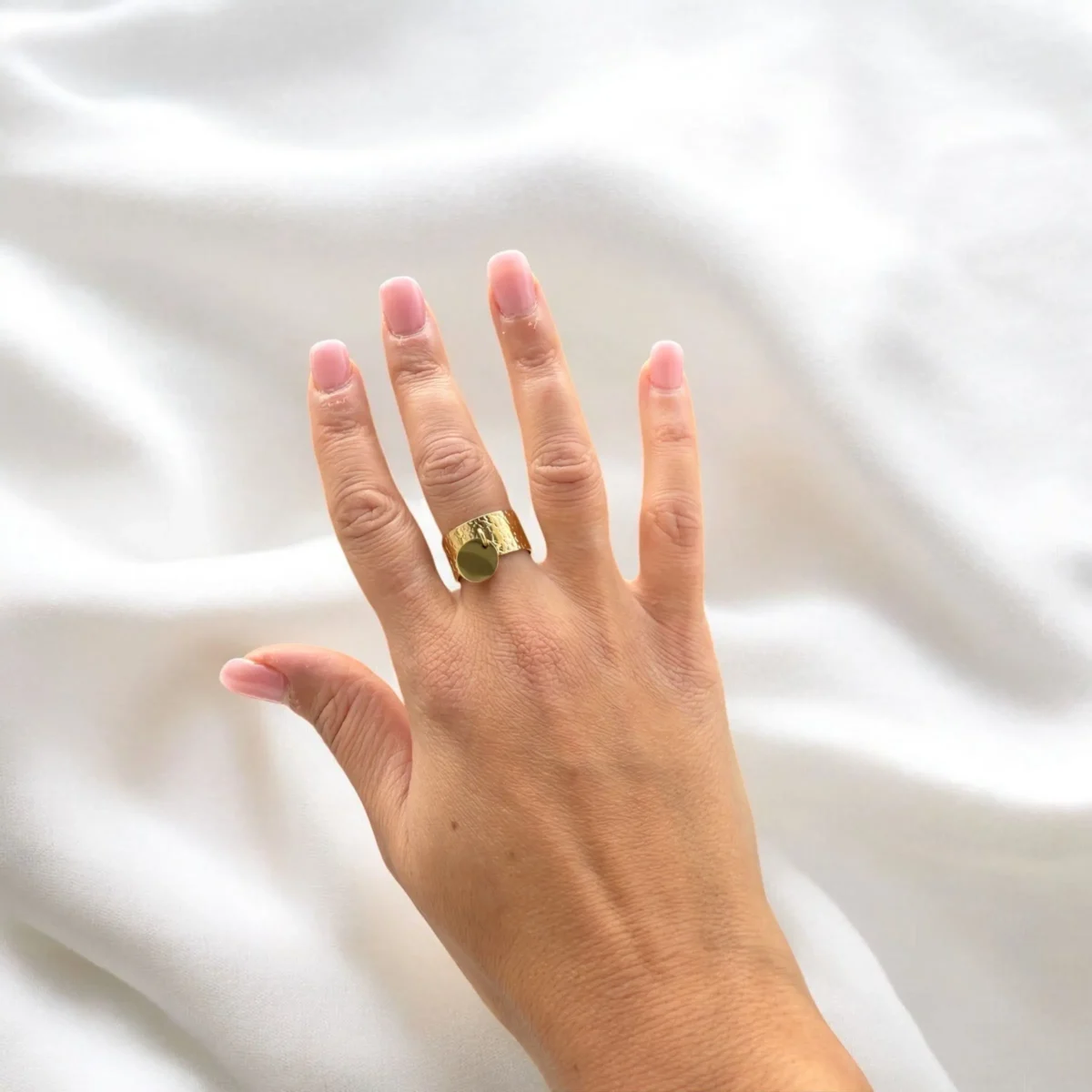 Bague nature sculptée