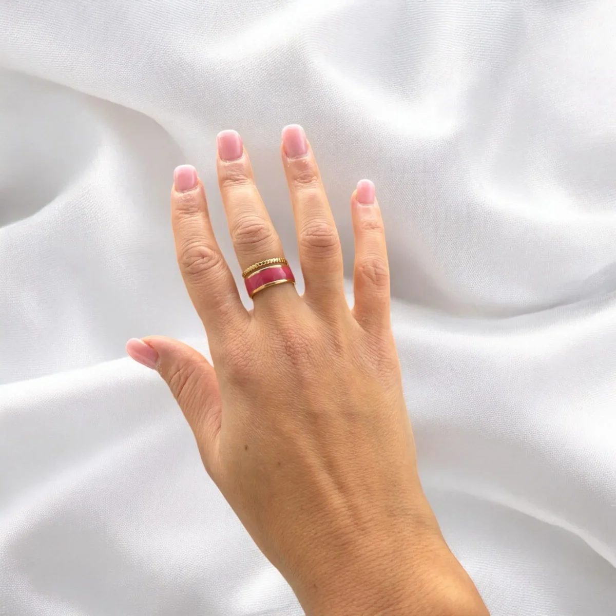 Bague rainure élégante