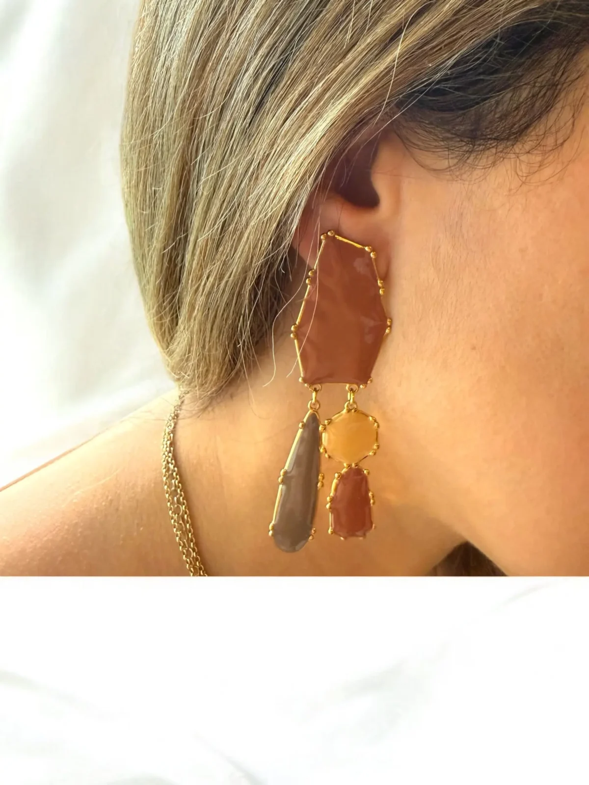 Boucles d’oreilles à Géométrie Audacieuse