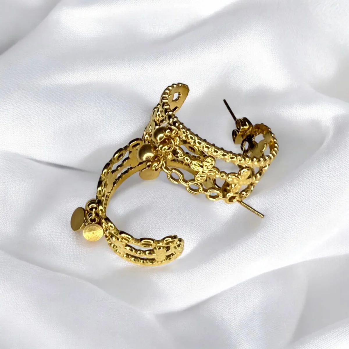 Boucles Oreilles Chaîne Breloques