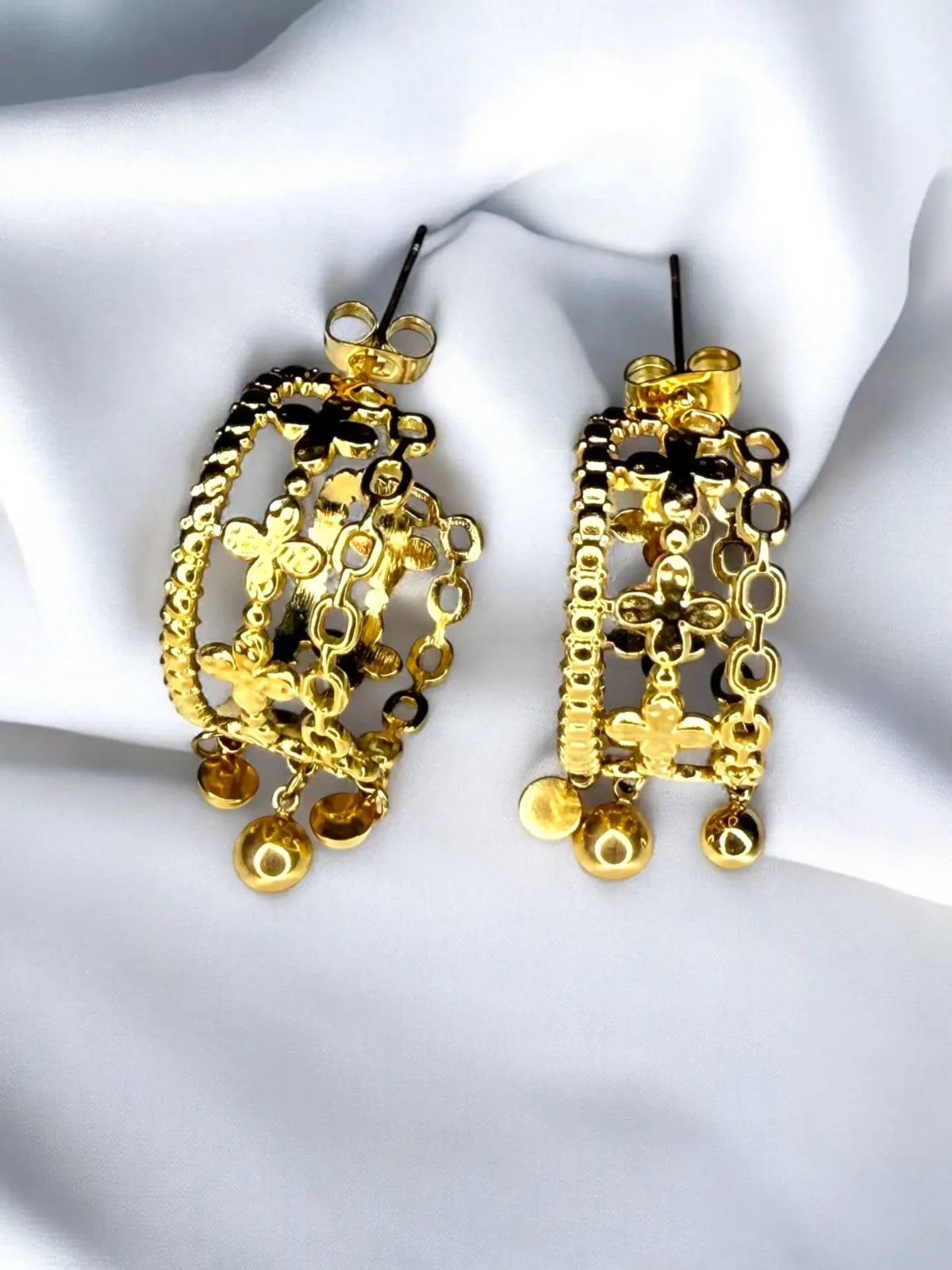 Boucles Oreilles Chaîne Breloques