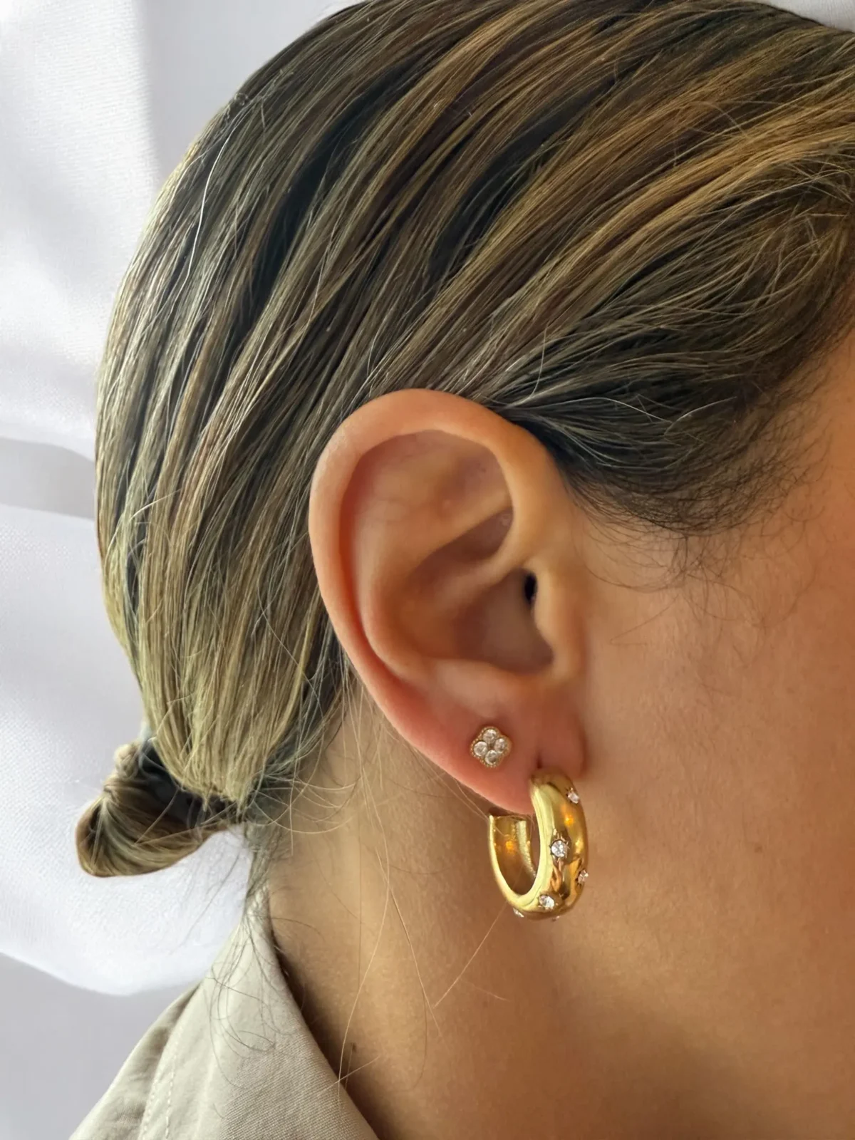 Boucles oreilles etoiles ciel