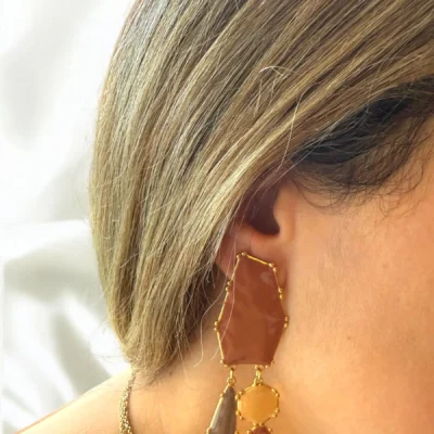 Boucles d'oreilles à Géométrie Audacieuse