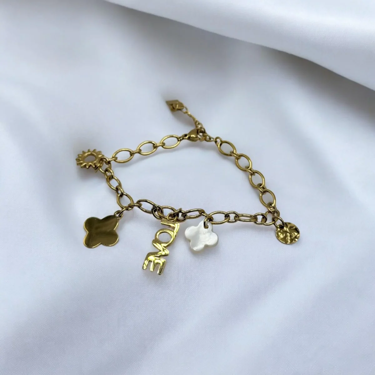 Bracelet Chanceux Love et Trèfle