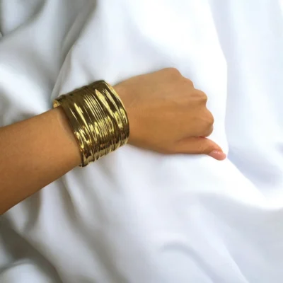 Bracelet Manchette Rainure