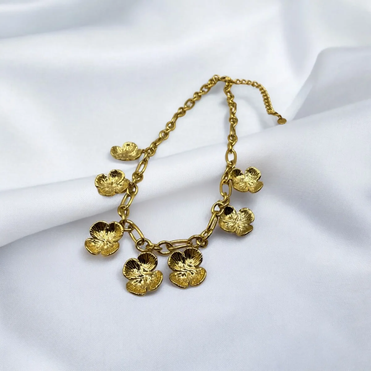 Collier éclat floral