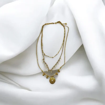 Collier Multi Rang Perles
