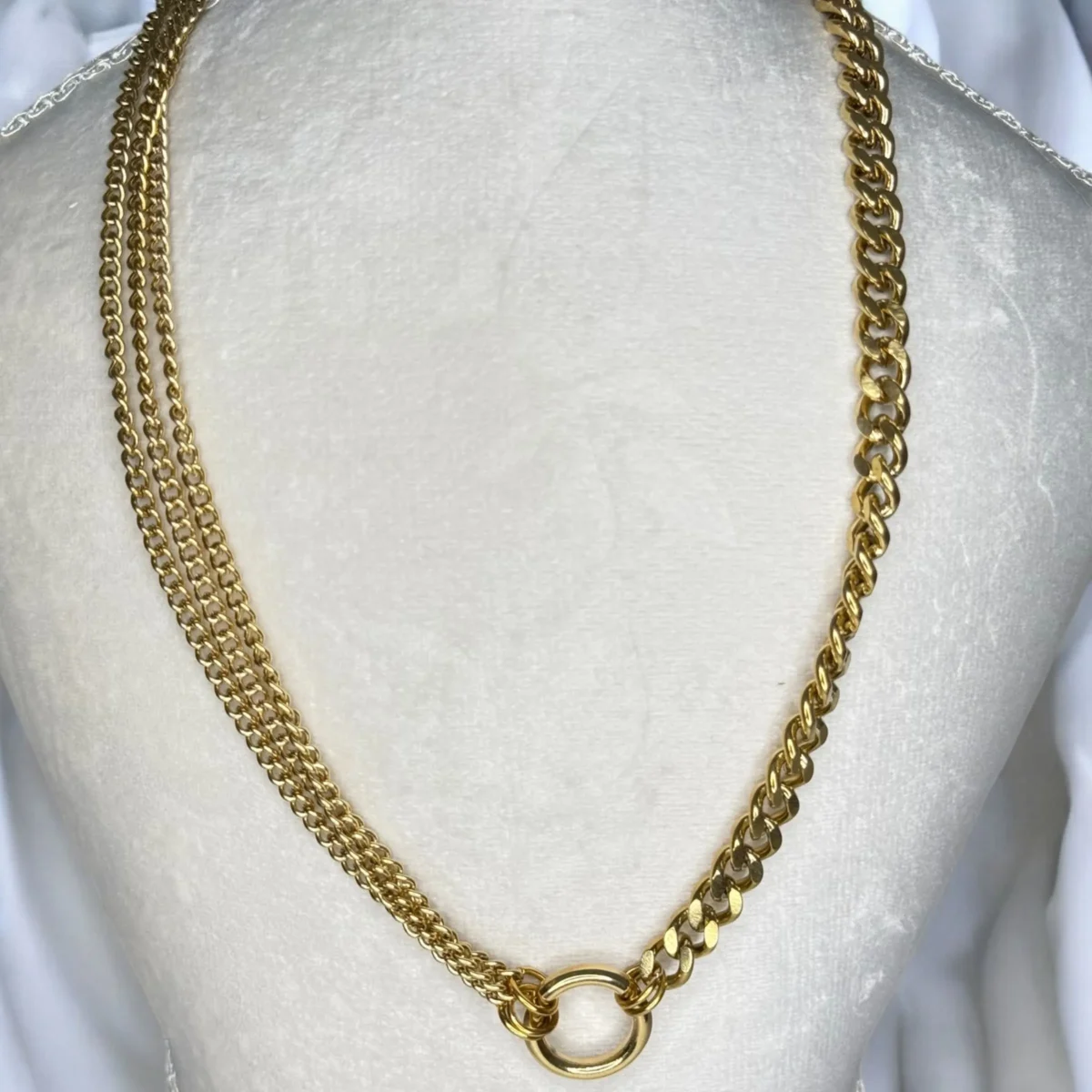 Collier Pendentif Cercle Raffiné