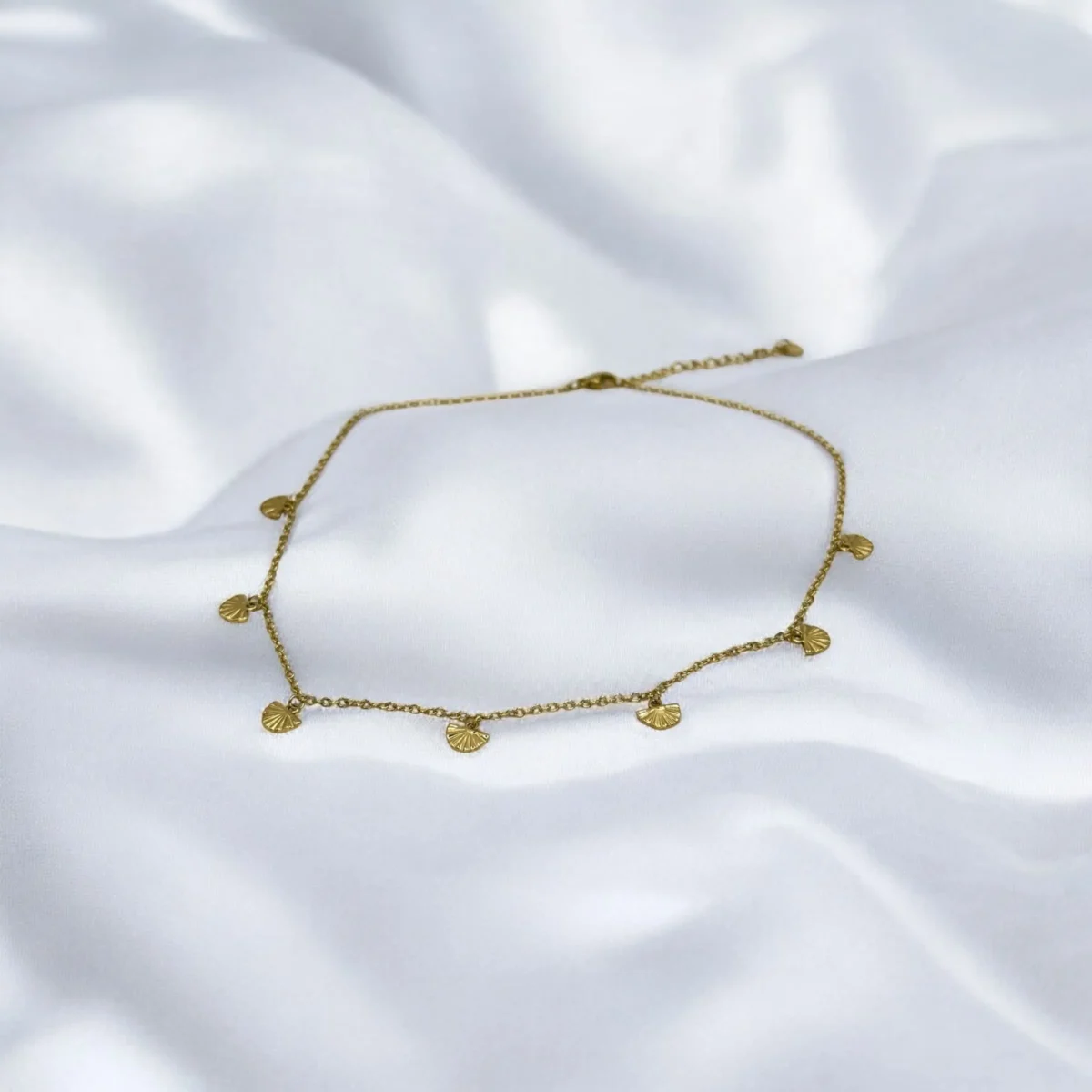 Collier Ginkgo Doré