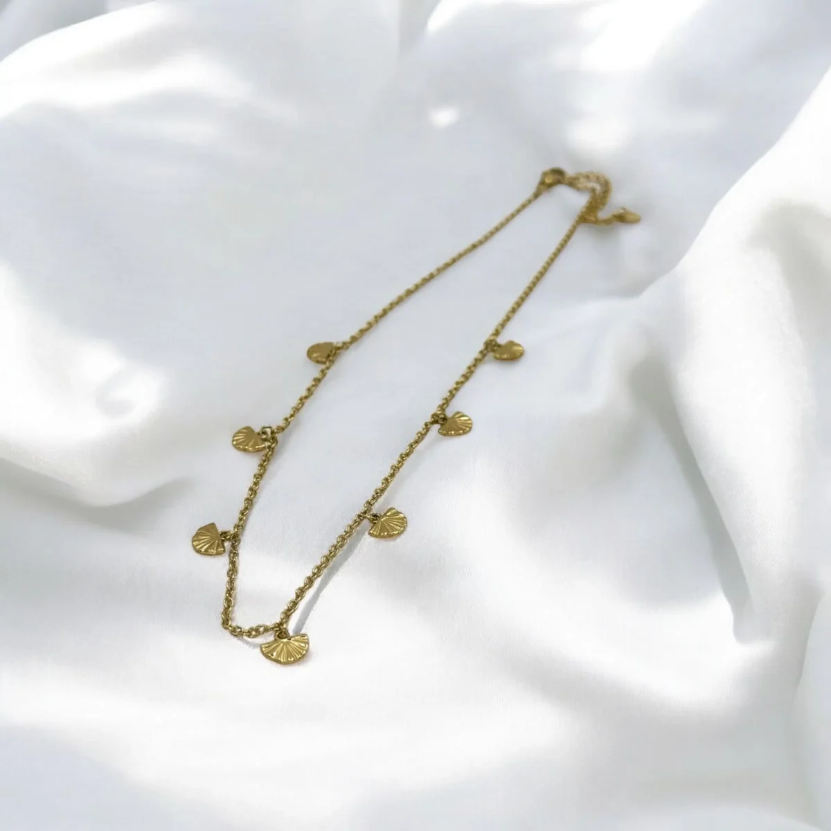 Collier Ginkgo Doré