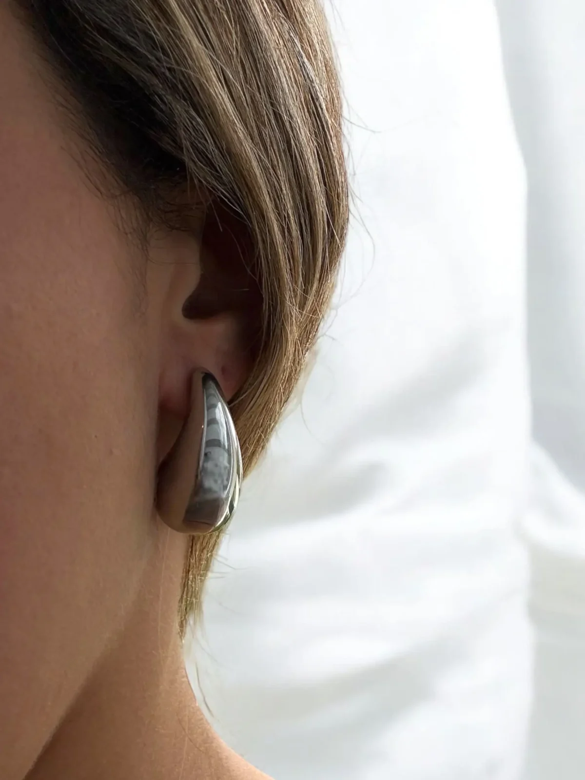 Boucles d’oreilles Eclat de Pluie Argentées