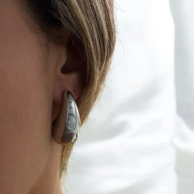 Boucles d’oreilles Eclat de Pluie Argentées
