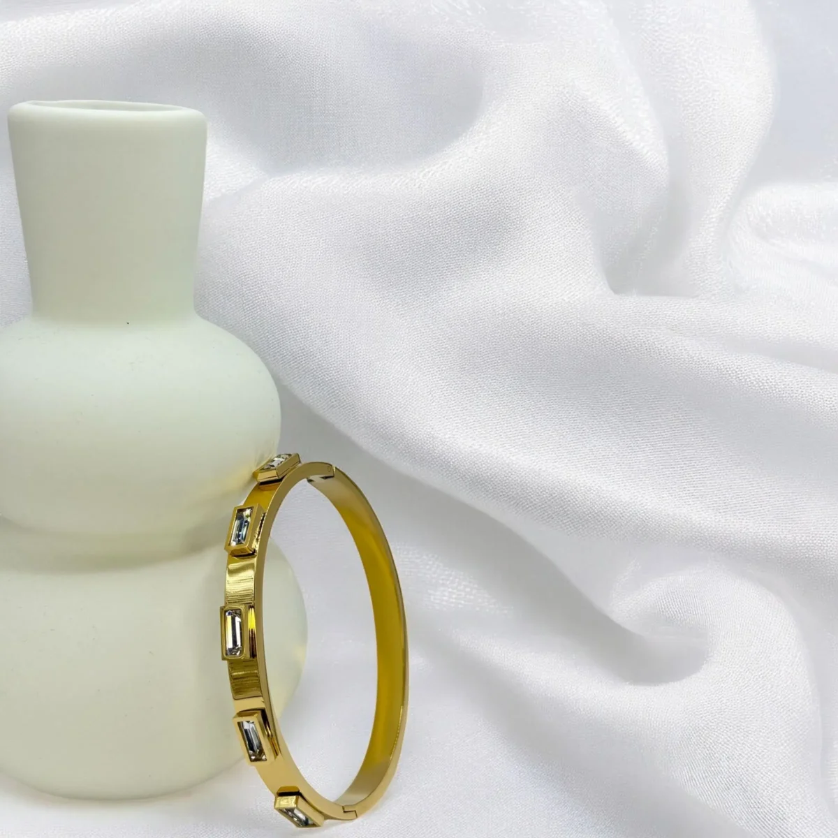Bracelet Surélevé Blanc