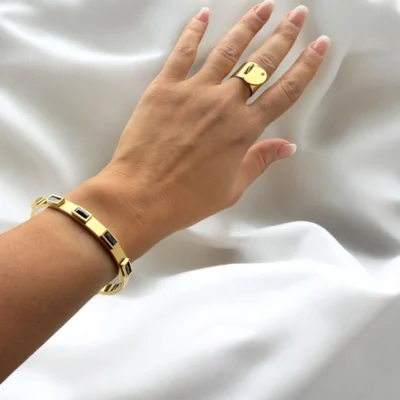 Bracelet Surélevé Noir