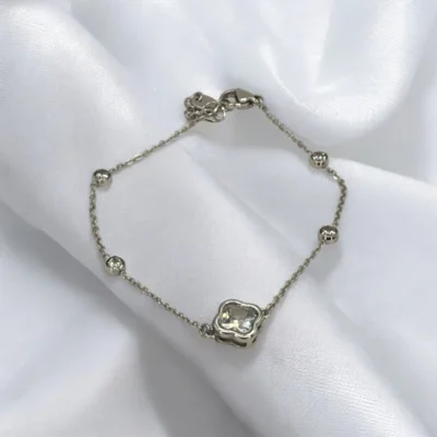 Bracelet Trèfle Argenté