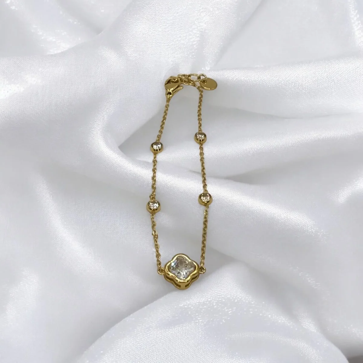 Bracelet Trèfle Doré
