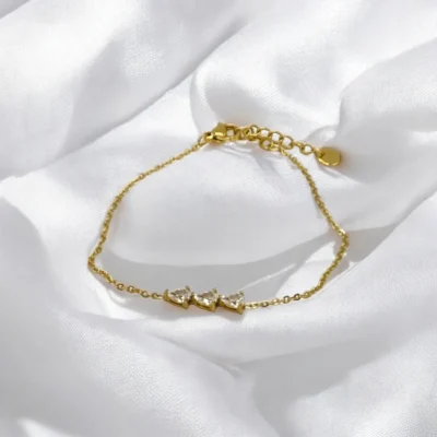 Bracelet Trilogie Doré