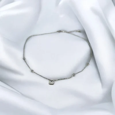 Collier Trèfle Argenté