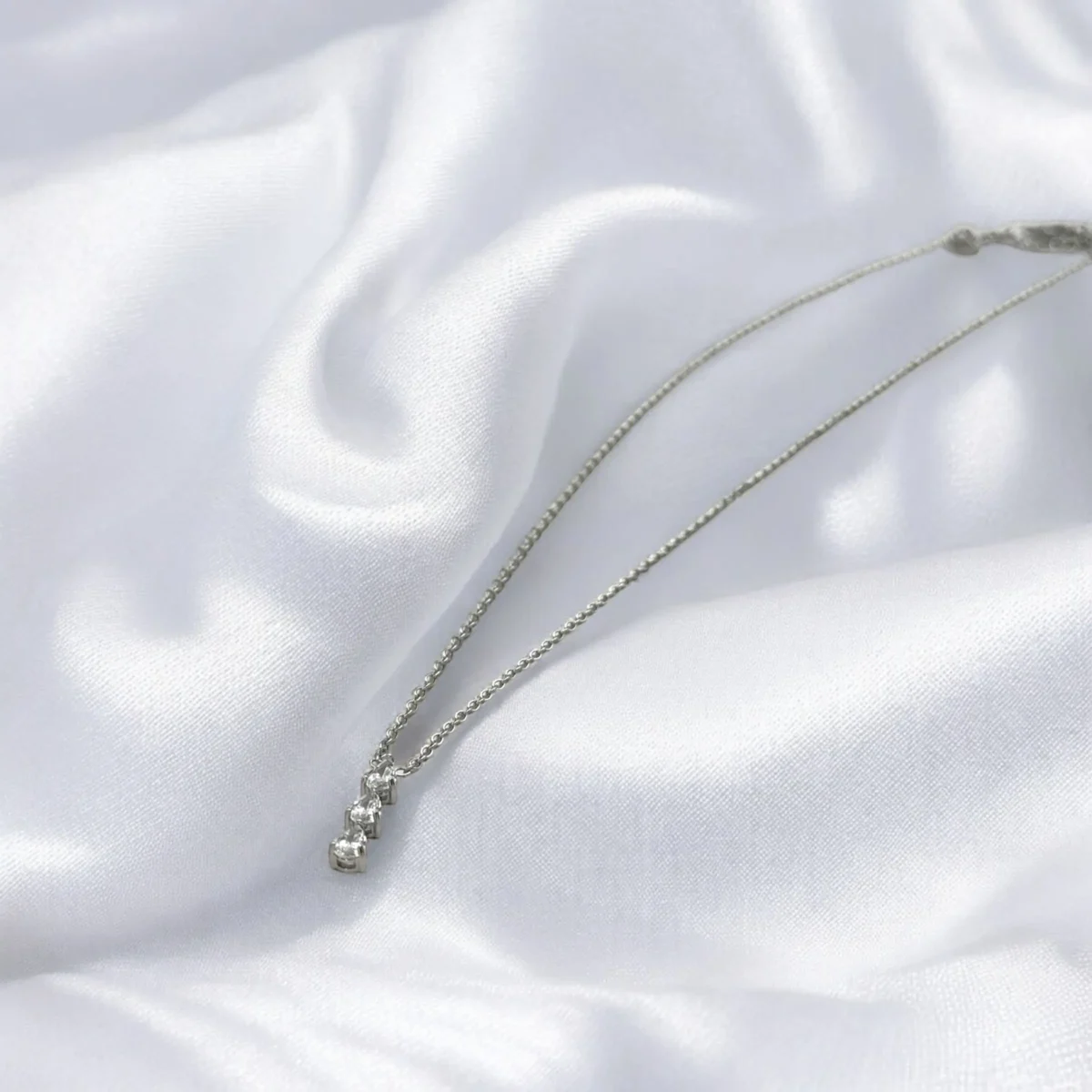 Collier Trilogie Argenté