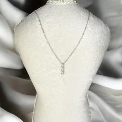 Collier Trilogie Argenté