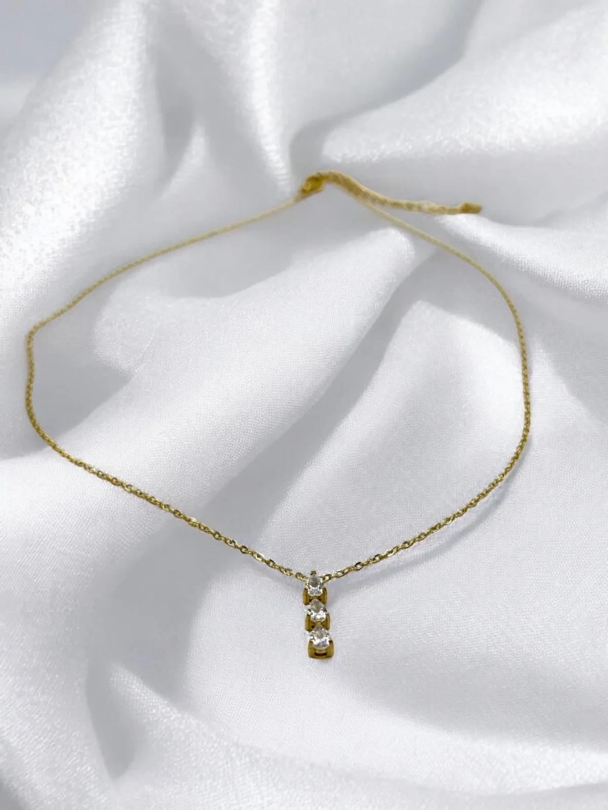 Collier Trilogie Doré