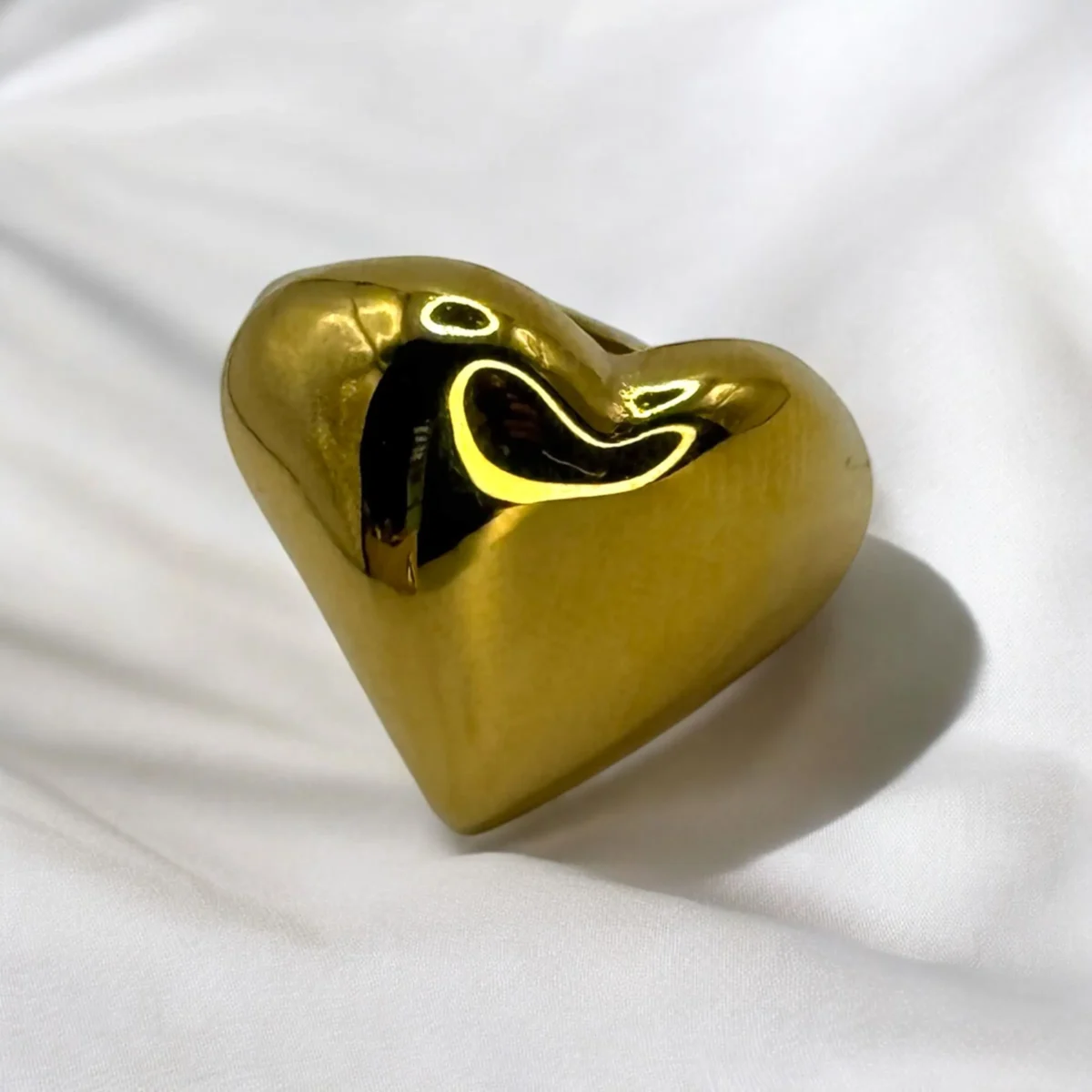 Bague Coeur Dorée