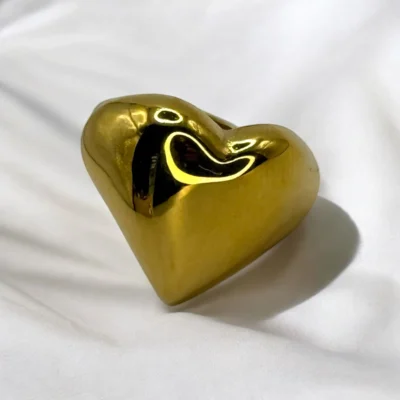 Bague Coeur Dorée