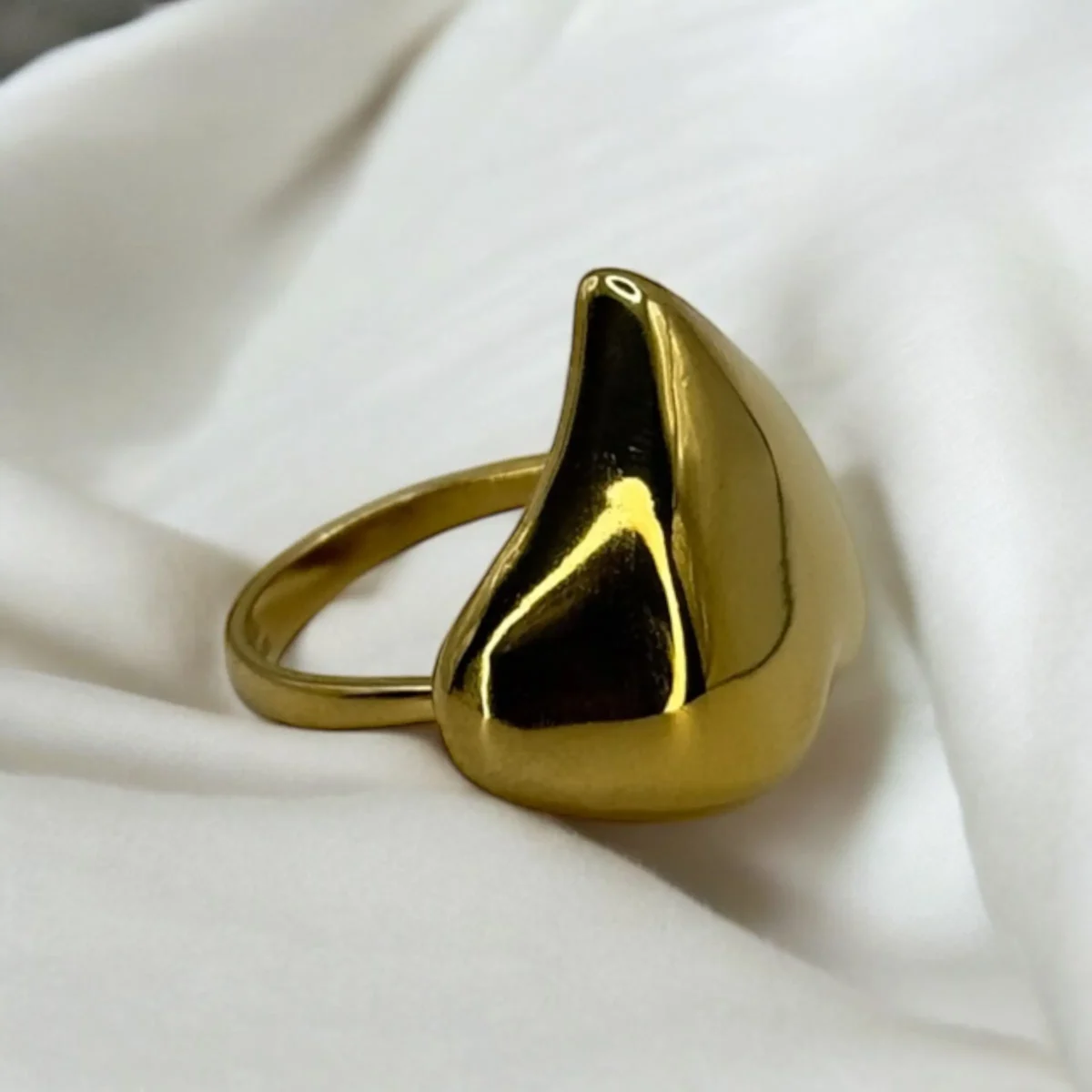 Bague Coeur Dorée