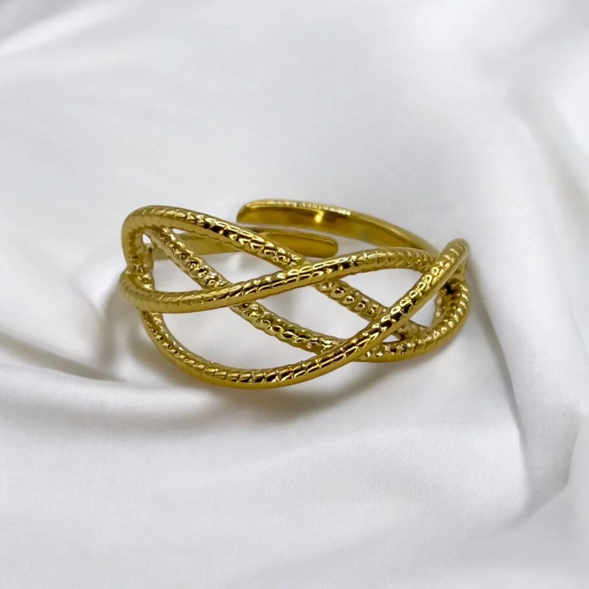 Bague Liens Dorée