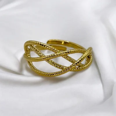 Bague Liens Dorée