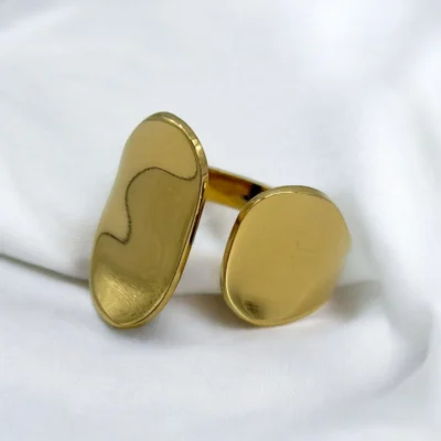 Bague Ouverte Dorée