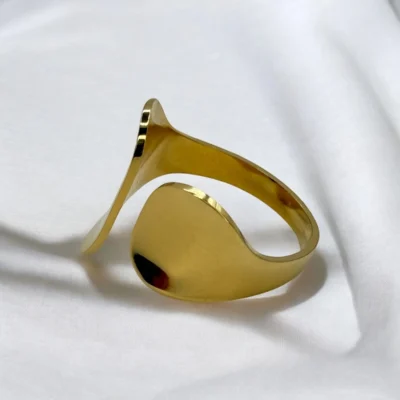 Bague Ouverte Dorée