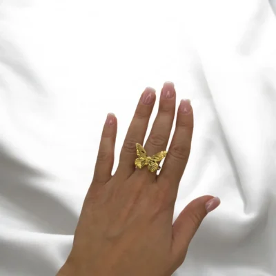 Bague Papillon Sculpté