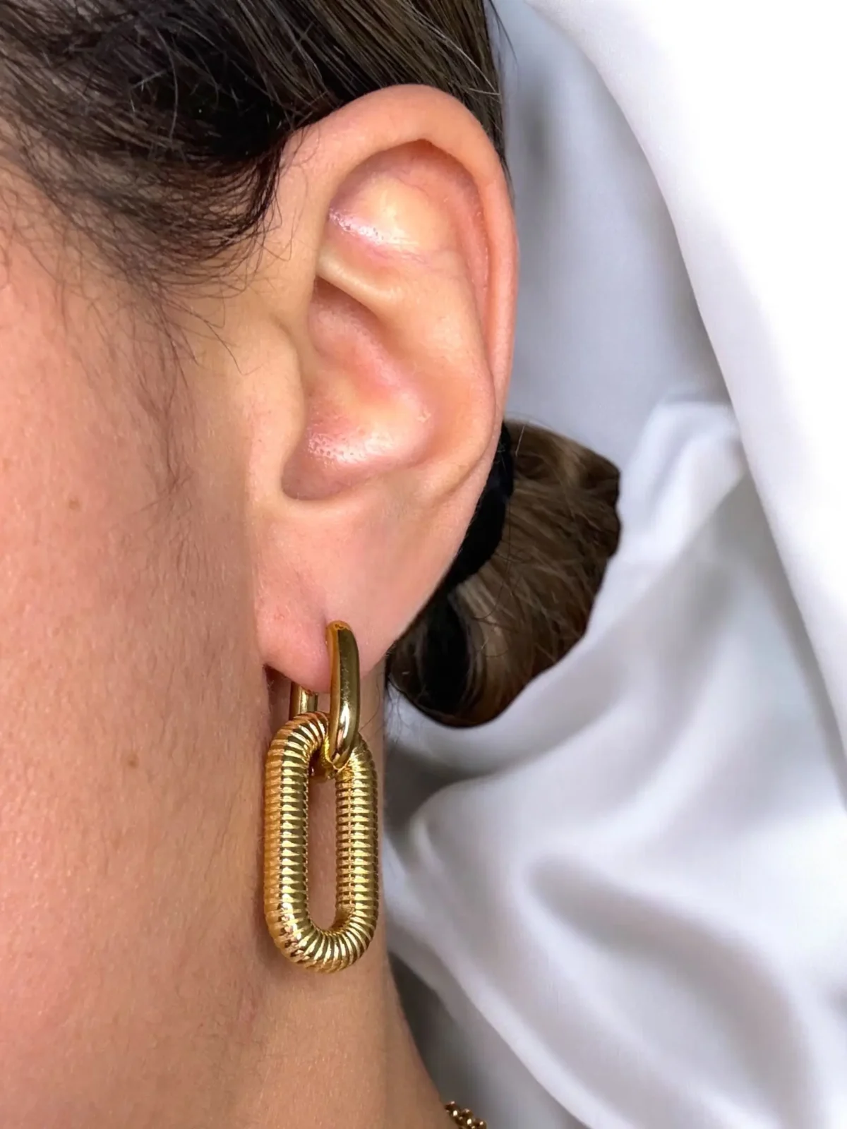 Boucles Maillons Élégance Dorée