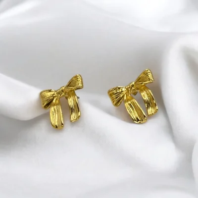 Boucles Nœud Doré Raffiné