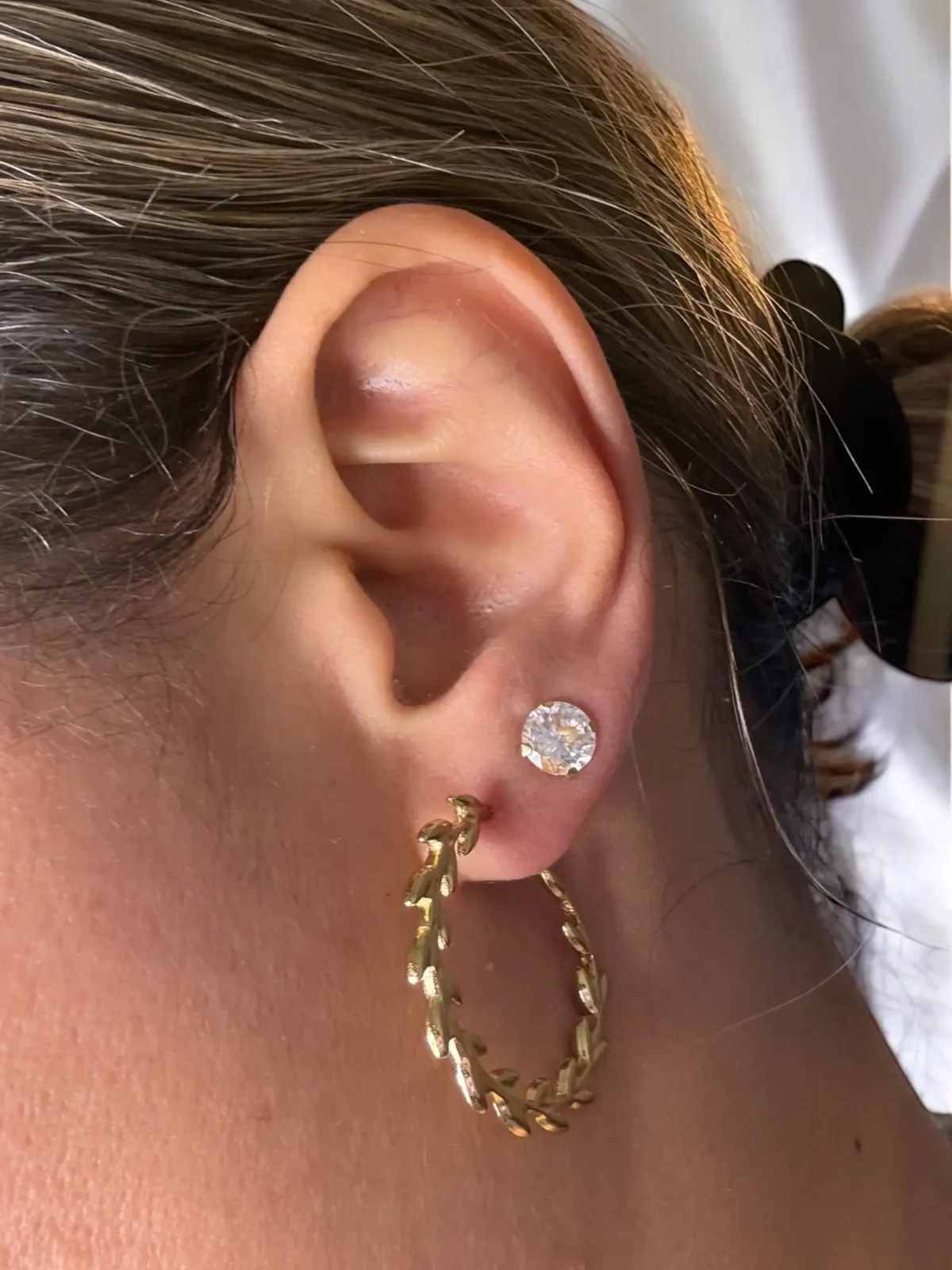 Boucles d’Oreilles Feuilles Élégantes