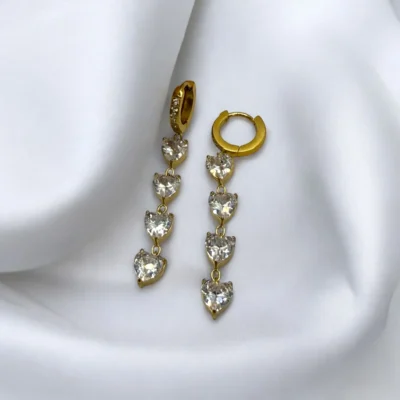 Boucles Dorées Cœurs Éclatants