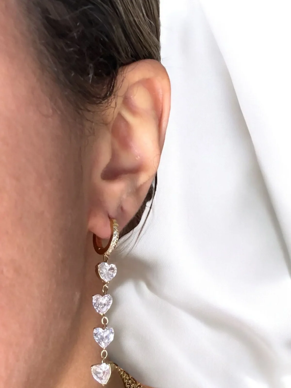 Boucles Dorées Cœurs Éclatants