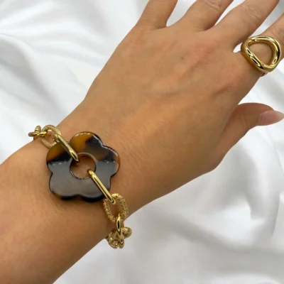 Bracelet Chaîne Léopard