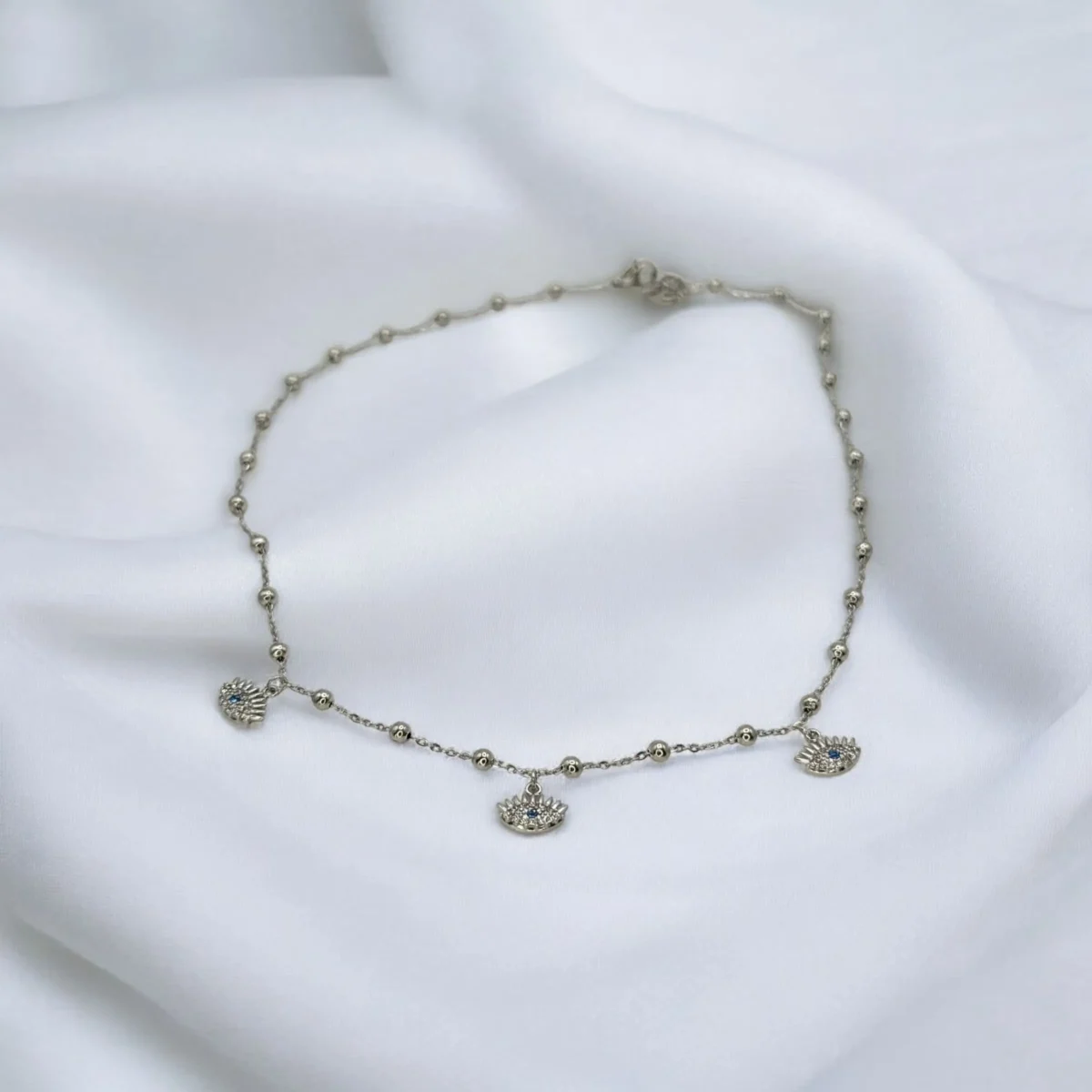 Collier Fan Argenté