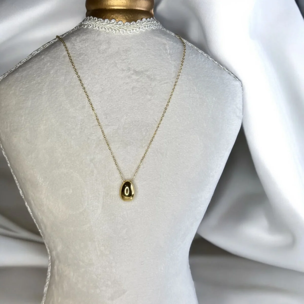 Collier Goutte Doré