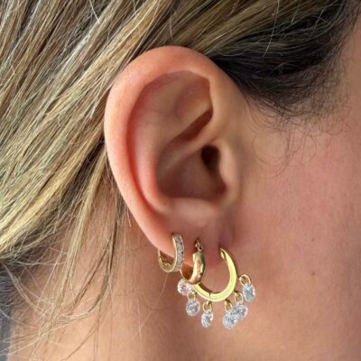 Créoles Cristal Femme