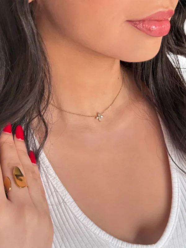 Collier Trèfle Lumineux