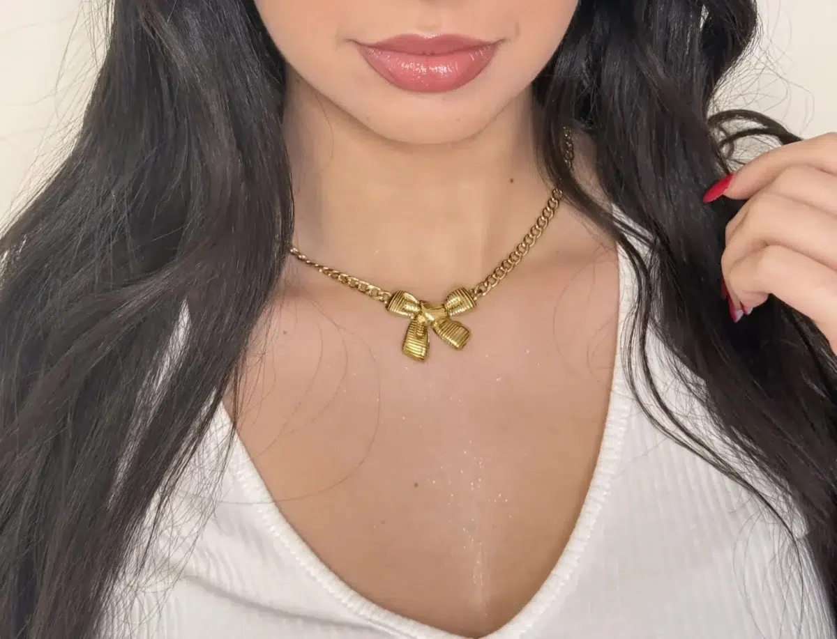 Collier Nœud Rayé