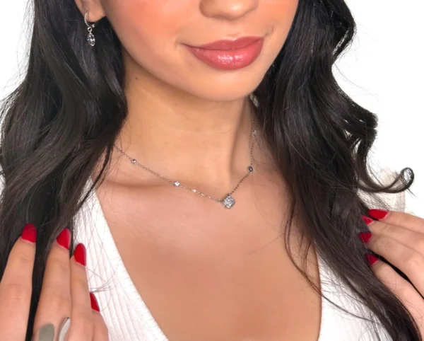 Collier Trèfle Argenté